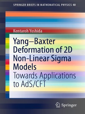 cover image of Yang–Baxter Deformation of 2D Non-Linear Sigma Models
